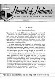 Title Page of Herald of Holiness - May 11, 1955