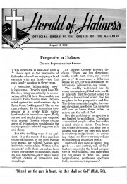 Title Page of Herald of Holiness - August 31, 1955.
