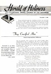 Title Page of Herald of Holiness - November 7, 1956