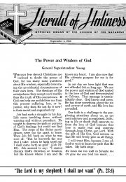 Title Page of Herald of Holiness - September 2, 1953