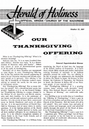 Title Page of Herald of Holiness - October 23, 1957