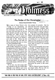 Title Page of Herald of Holiness - March 4, 1953