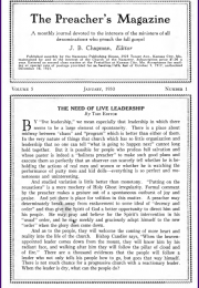Cover of Preacher's Magazine