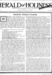 Title Page of Herald of Holiness - January 27, 1915