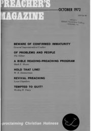 Title Page of Nazarene Preacher