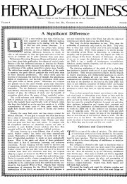 Title Page of Herald of Holiness - November 10, 1915