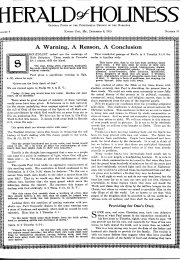 Title Page of Herald of Holiness - December 8, 1915