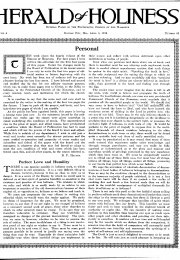 Title Page of Herald of Holiness - April 5, 1916