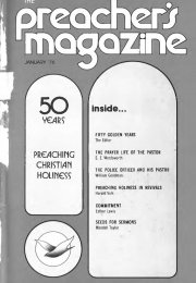 Title Page of Preacher's Magazine