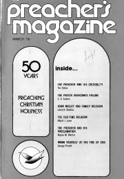 Title Page of Preacher's Magazine