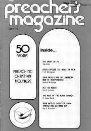 Title Page of Preacher's Magazine