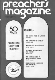 Title Page of Preacher's Magazine