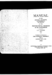 Title Page of Manual of PCOTN 1915