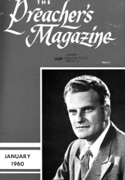 Cover of Preacher's Magazine Photo of Billy Graham