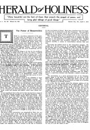 Title Page of Herald of Holiness - April 4, 1917