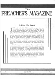 Title Page of Preacher's Magazine