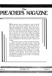 Title Page of Preacher's Magazine
