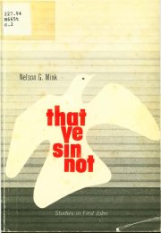 Image of Cover for Book That Ye Sin Not