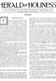 Title Page of Herald of Holiness - August 1, 1917