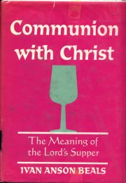 Cover Image - Communion With Christ
