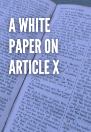 A White Paper on Article X