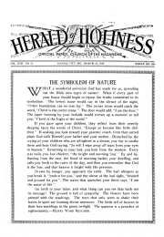 Front page of Herald of Holiness - March 20, 1929