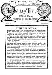 Front page of Herald of Holiness - May 28, 1930