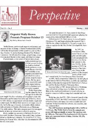The Academy Perspective Vol. 13 2003-2004