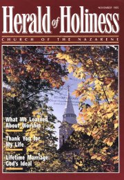HERALD OF HOLINESS - November 1, 1995