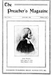 Preacher's Magazine, Volume 1 Number 1, January 1926