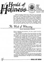 Herald of Holiness - December 3, 1958