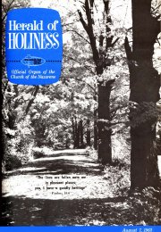 Herald of Holiness - August 7, 1963