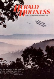 Herald of Holiness - November 1, 1984