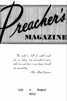 Title Page of Preacher's Magazine July/Aug 1953