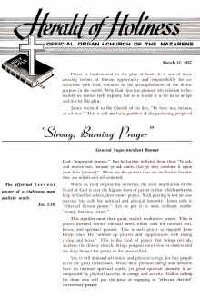 Herald of Holiness - March 13, 1957