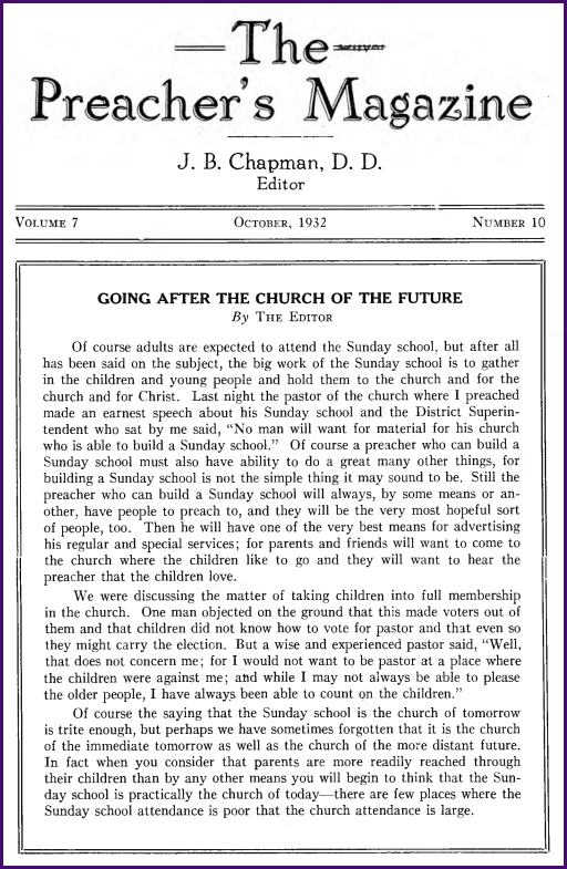 Cover of Preacher's Magazine