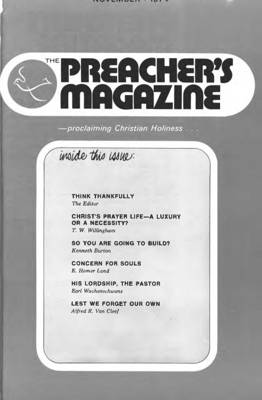 Title Page of Preacher's Magazine