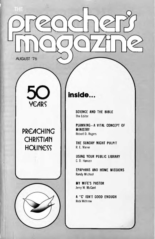 Title Page of Preacher's Magazine