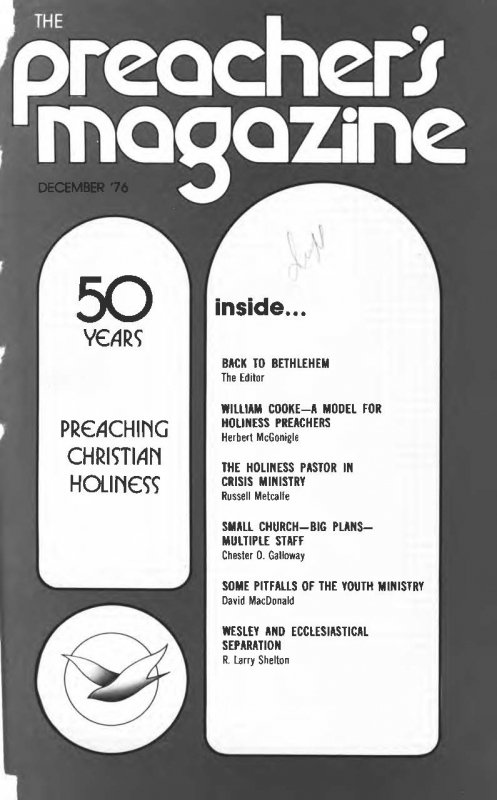 Title Page of Preacher's Magazine
