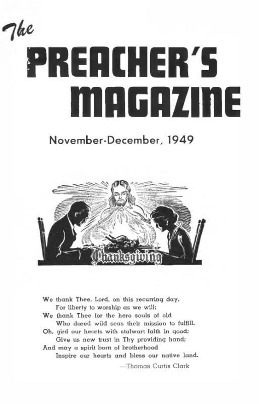 Title Page of Preacher's Magazine