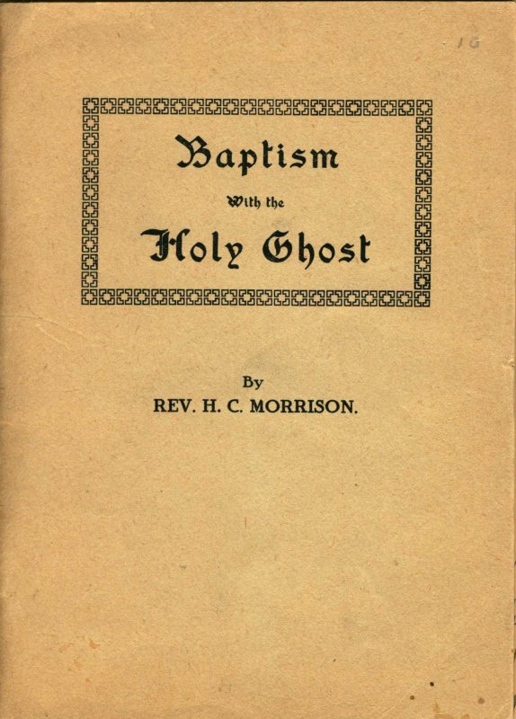 Cover Image of Book Baptism with the Holy Ghost