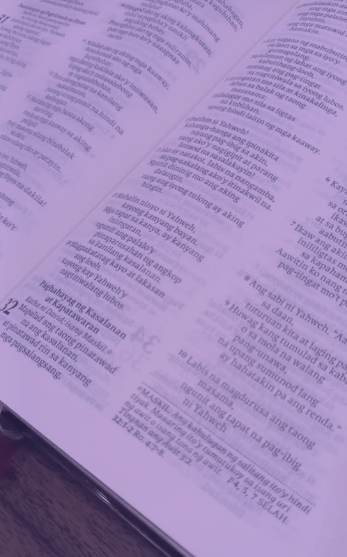 Tagalog Bible Purple