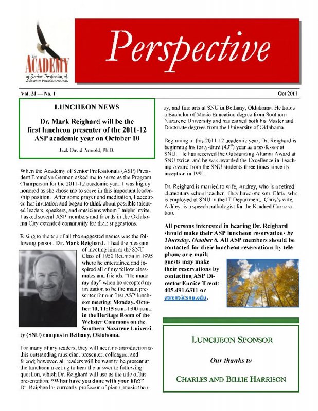 The Academy Perspective Vol. 21 2011-2012