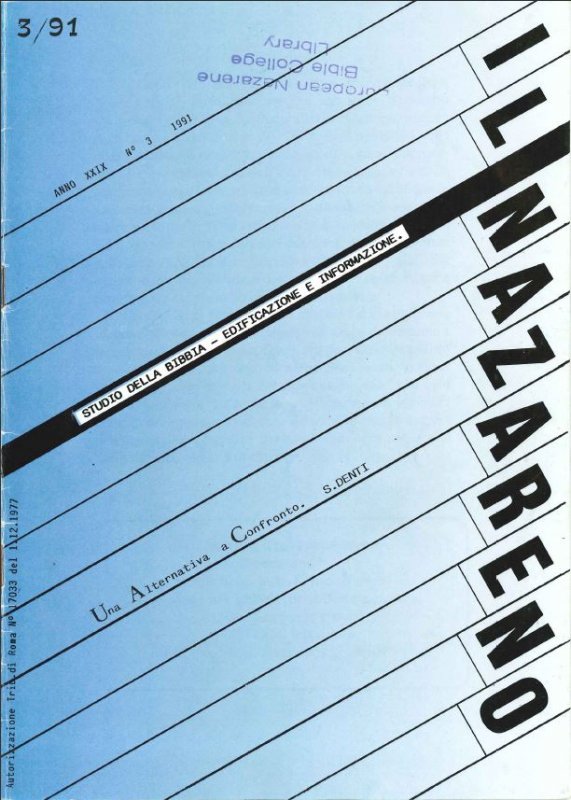 IL NAZARENO - 1991-03