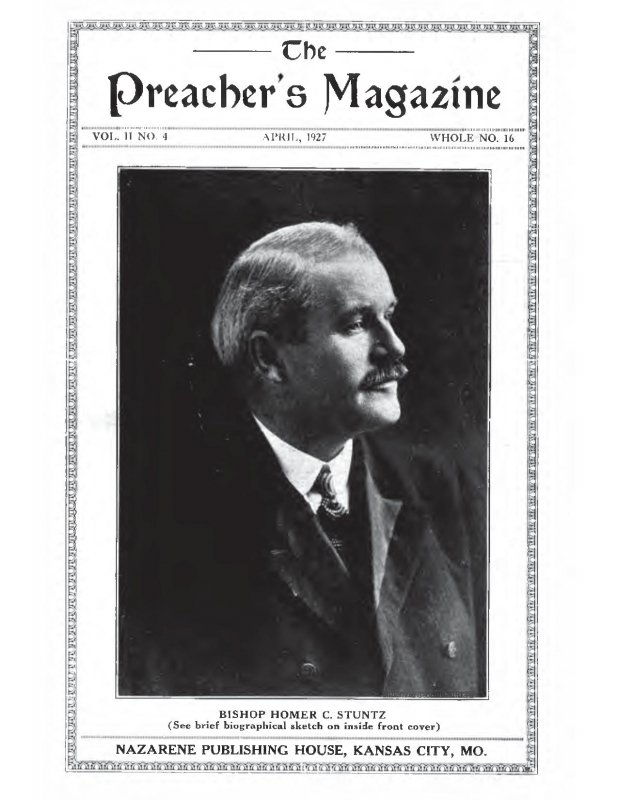 Preacher's Magazine, Volume 2 Number 4, April 1927