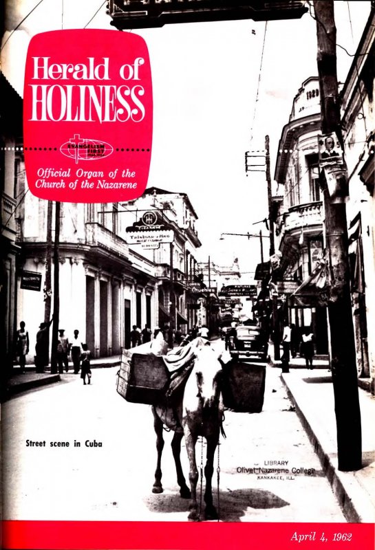 Herald of Holiness - April 4, 1962